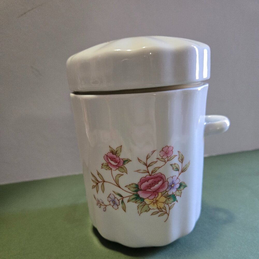 Vintage Porcelain Canister by FTDA